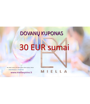 Dovanų kuponas 30 eur sumai