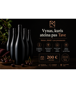 Vynas, kuris ateina pas Tave - Metinė „Miella“ vyno prenumerata